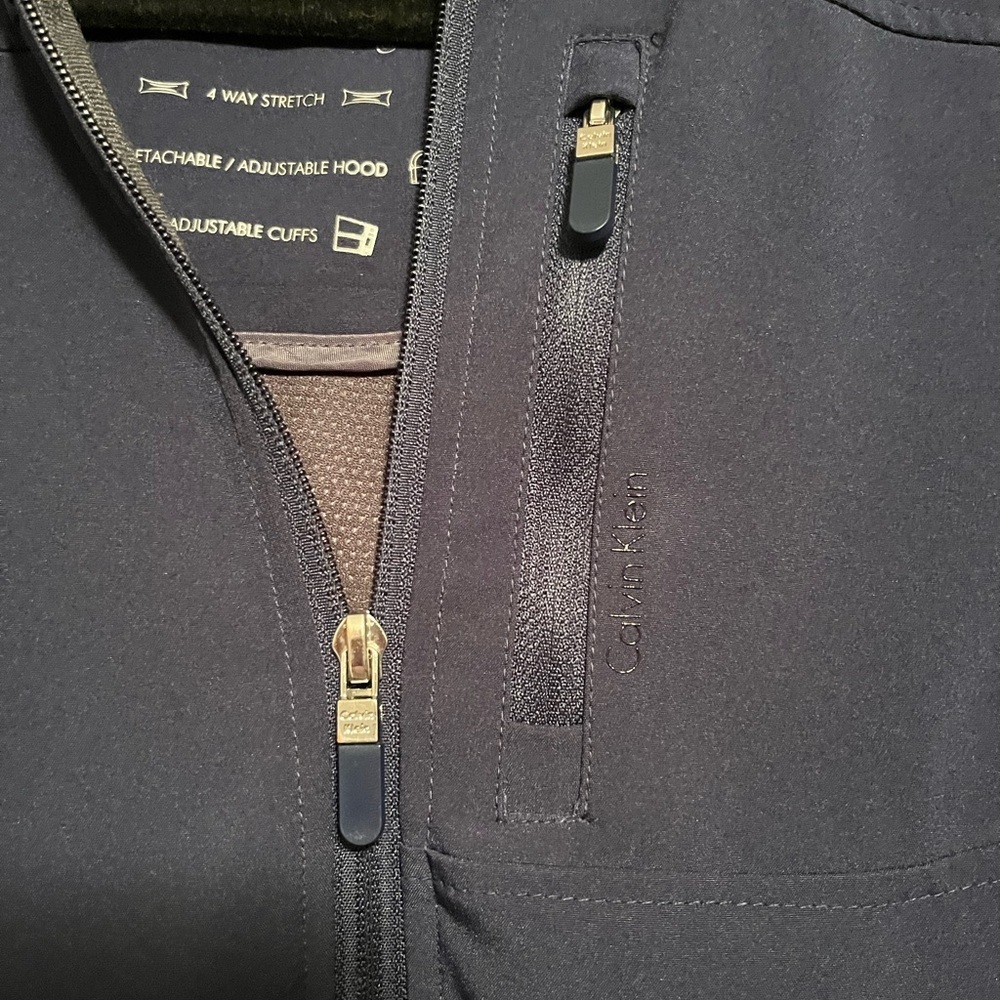 Calvin Klein Soft Shell Jacket With Detachable Ho… - image 6
